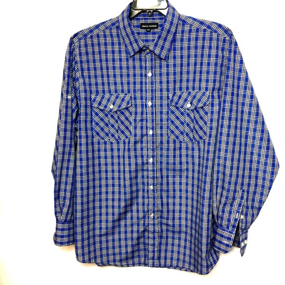 Alberto Cardinali LS Button Down Shirt XXL EUC - Picture 1 of 6